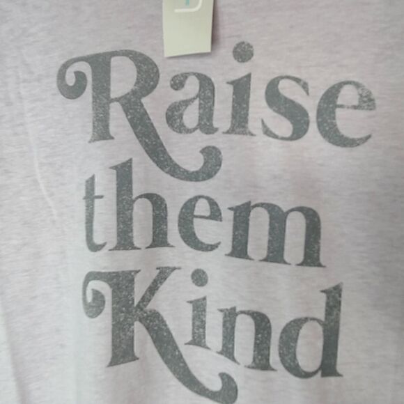 Raise Them Kind XS Relaxed Fit Graphic Tee Purple - Picture 3 of 8